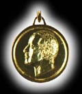 THE MAGIC MEDAL OF ERIAM plated in GOLD
